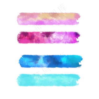 梦幻水粉水彩笔刷