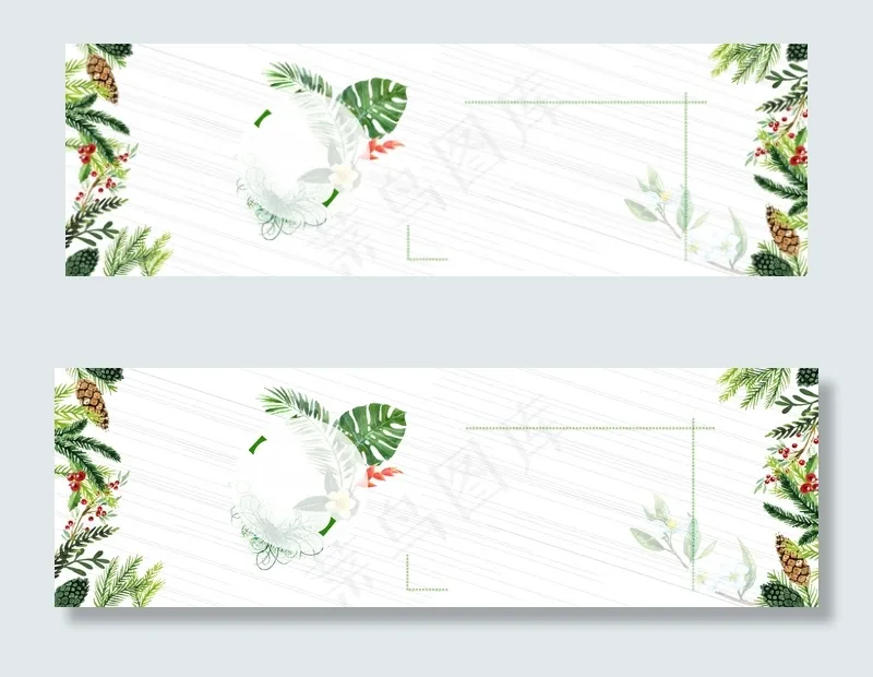 春夏小清新首页banner图(1920*600px 	       )psd模版下载