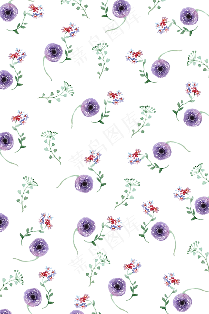 面料印花底纹(1024X1536(DPI:300))psd模版下载