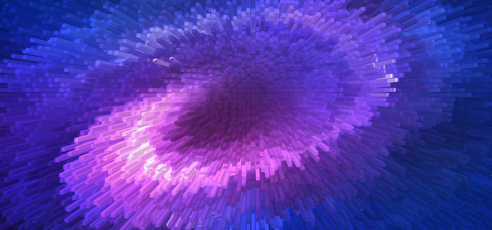 3D抽象柱状背景banner背景图片素材