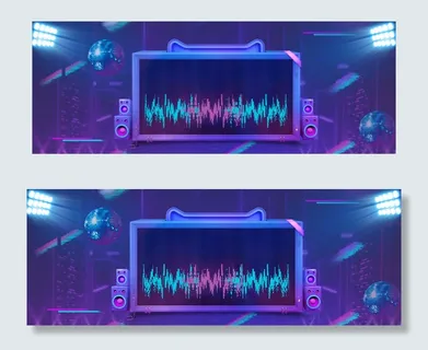 抖音故障风声波音箱年中大促banner