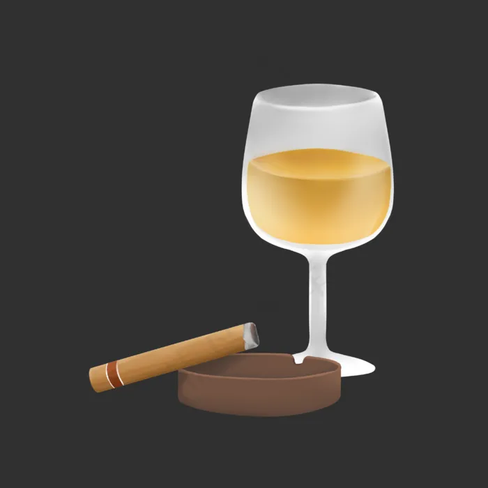 父亲节酒杯雪茄男士用品(3000X3000(DPI:149))psd模版下载