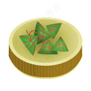 蒸锅上的粽子插图