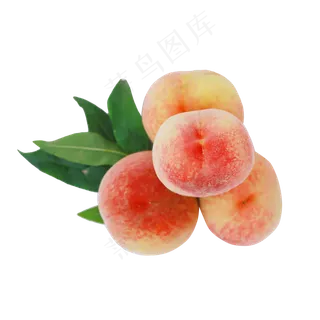 新鲜的桃子