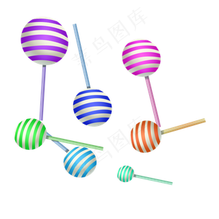 美味棒棒糖果素材元素