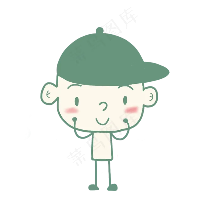 六一儿童节小男孩形象(2000X2000(DPI:300))psd模版下载