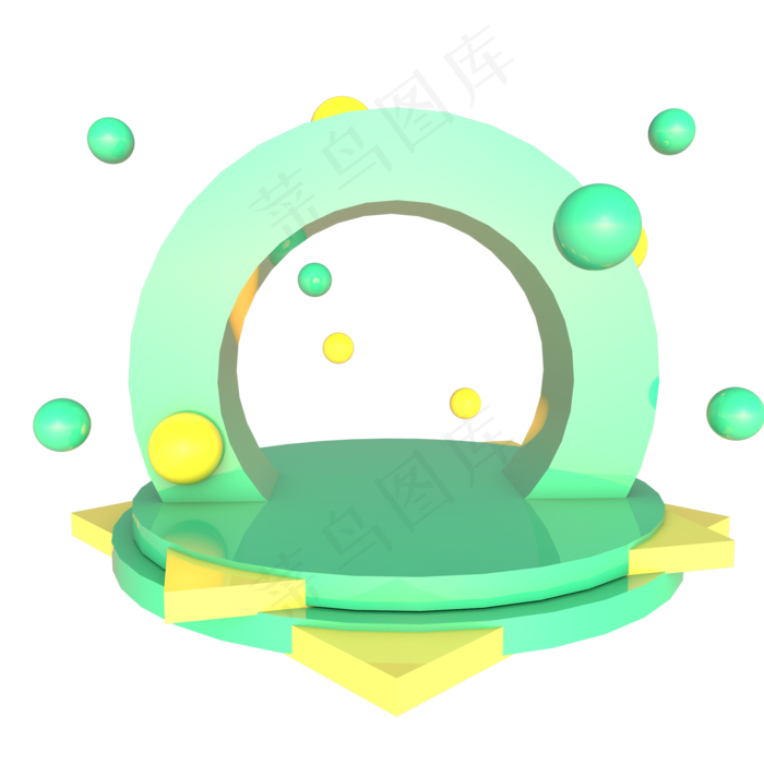 绿色端午节展台