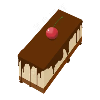 巧克力水果面包插图
