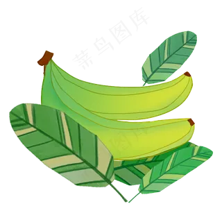 绿色水果香蕉