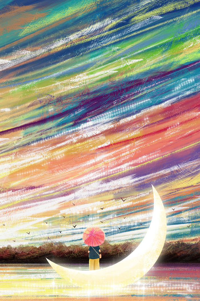 治愈唯美风主题之天空系列一(3545*5315px 300 dpi )psd模版下载