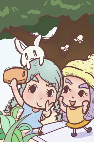 长假与闺蜜外出旅游