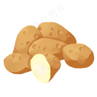 核桃花生红枣坚果零食,免抠元素