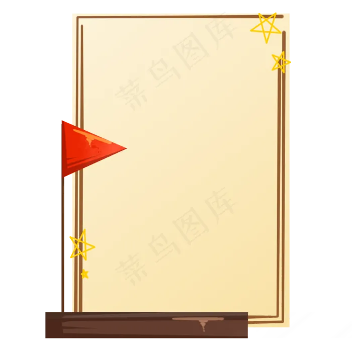黄色方形边框(2000X2000(DPI:299))psd模版下载
