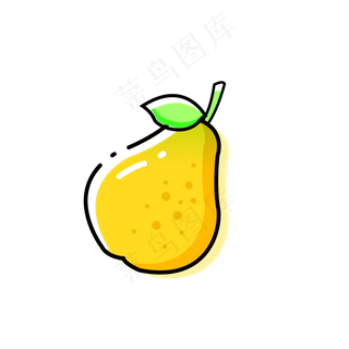 卡通梨子PNG下载