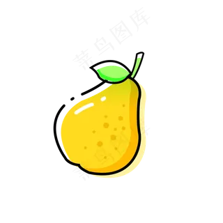 卡通梨子PNG下载