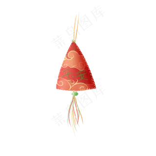 端午节红色香囊挂饰