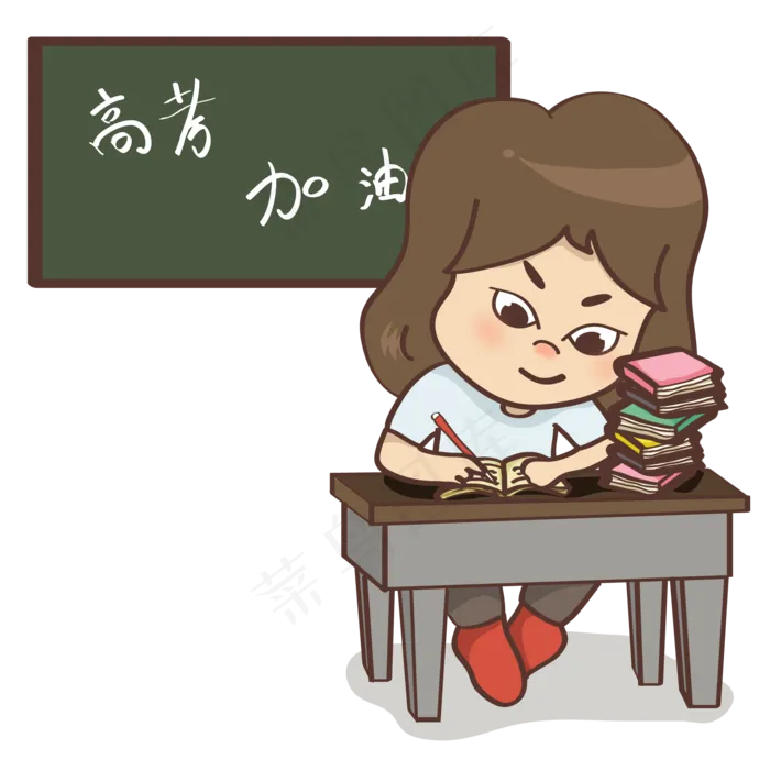 学习系列高考加油(2000X2000(DPI:300))psd模版下载