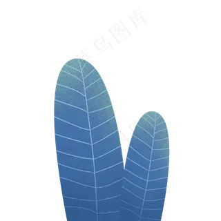 卡通植物绿叶下载