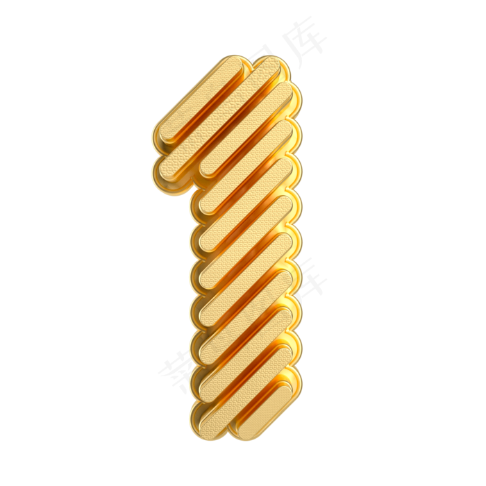 倒计时数字1(2000*2000px 	      )
