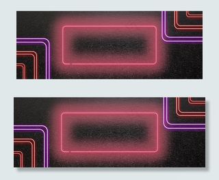 618年中大促酷炫霓虹灯效果数码