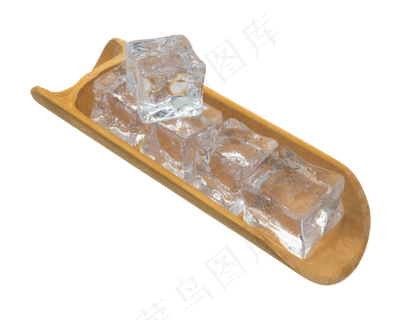 木竹盛冰块,免抠元素