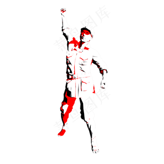 红军剪影png图