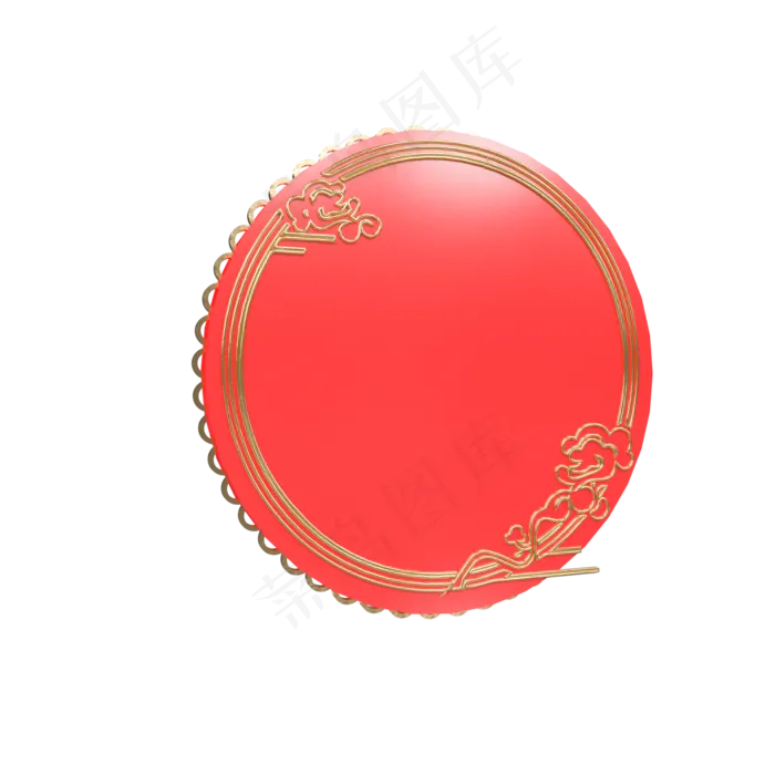 中国传统红色喜庆,免抠元素(2000X2000(DPI:72))psd模版下载