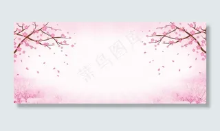 粉色桃花漫天桃花