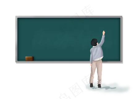 高考学校黑板和学生