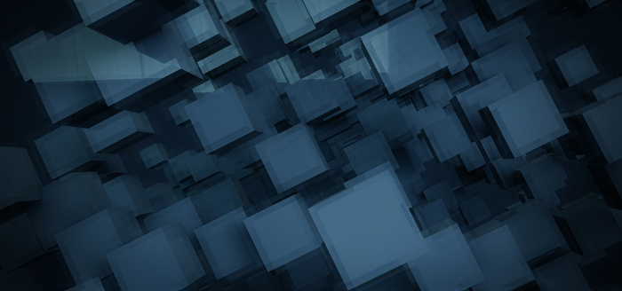 C4D几何形状科技纵深背景