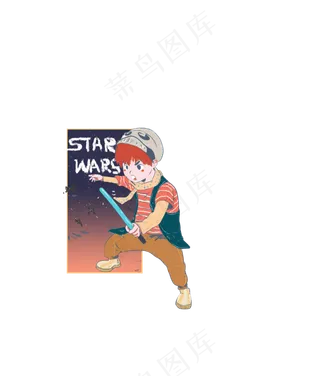 六一儿童节星战男孩