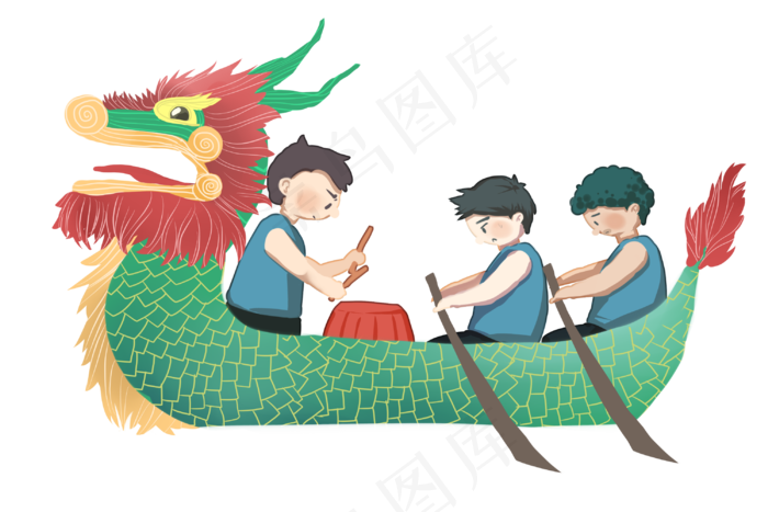 端午粽子赛龙舟