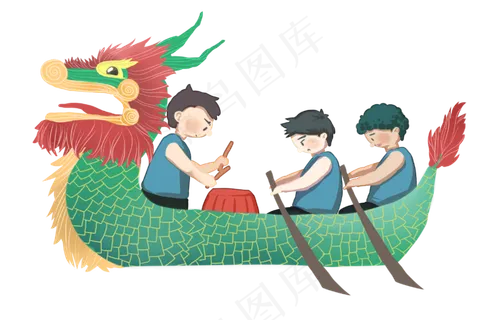 端午粽子赛龙舟