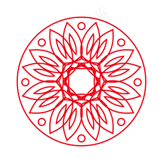 复古底纹怀旧中国风团花底纹