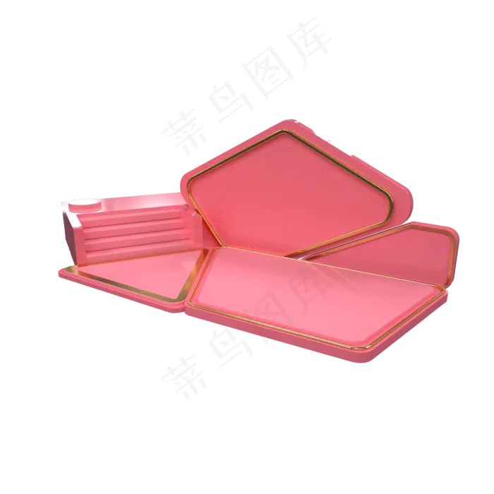 红色金色电商舞台,免抠元素(2000X2000(DPI:72))psd模版下载