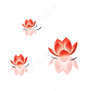 手绘中秋节河灯下载