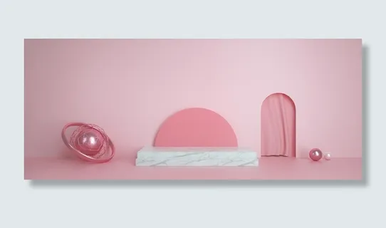 粉色母亲节情人节C4D电商展台粉色母亲节情人节C4D电商展台