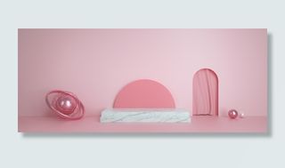 粉色母亲节情人节C4D电商展台粉色母亲节情人节C4D电商展台