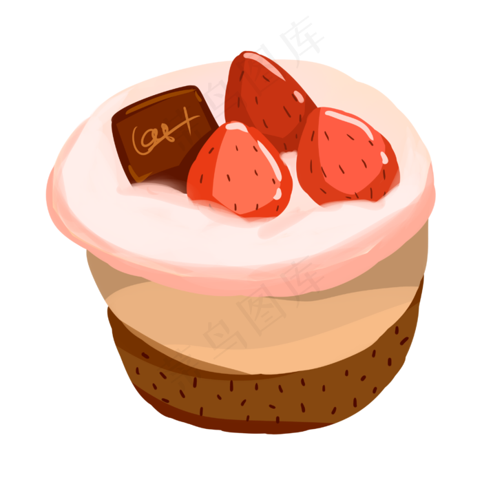 水果生日蛋糕(2953X2953(DPI:299))psd模版下载