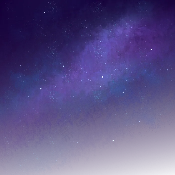 紫色银河七夕浪漫夜景,免抠元素(2000*2000px 300 dpi )psd模版下载