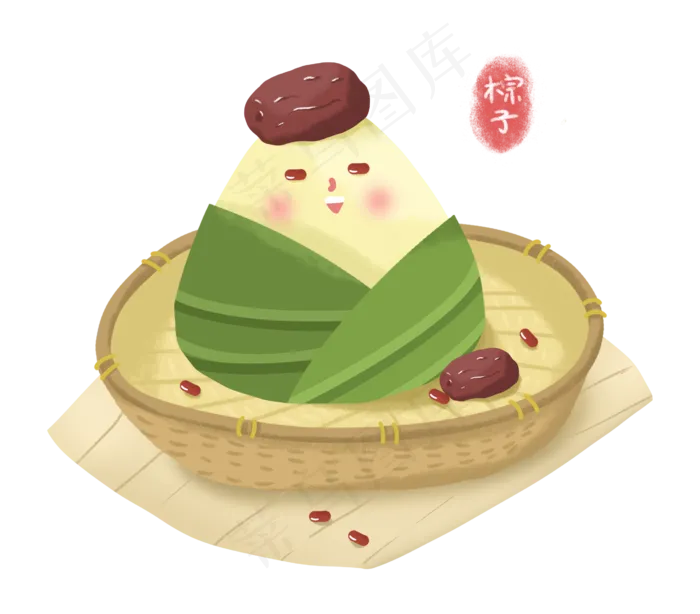 端午节红枣粽子粽香粽子节(2692X2362(DPI:300))psd模版下载