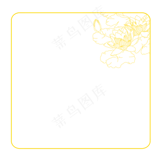 中国风荷花矢量图