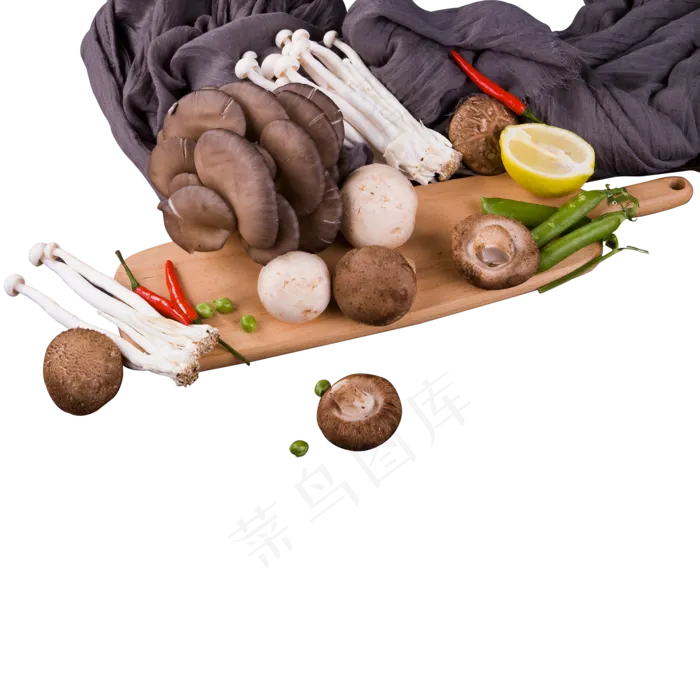 厨房新鲜食材场景png(2000X2000(DPI:300))psd模版下载