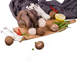 厨房新鲜食材场景png