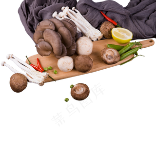 厨房新鲜食材场景png
