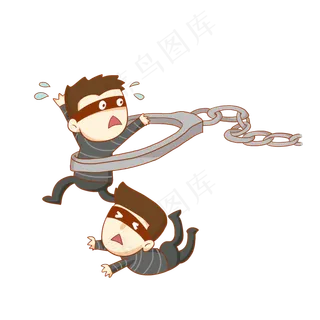 扫黑除恶严惩黑恶*免抠PNG素材