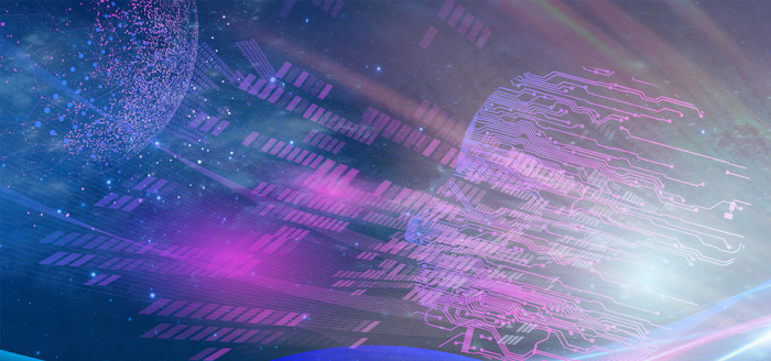 科技未来人工智能背景