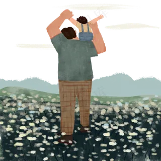 父亲节父爱如山温情