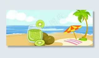 夏日降暑清凉饮料水果