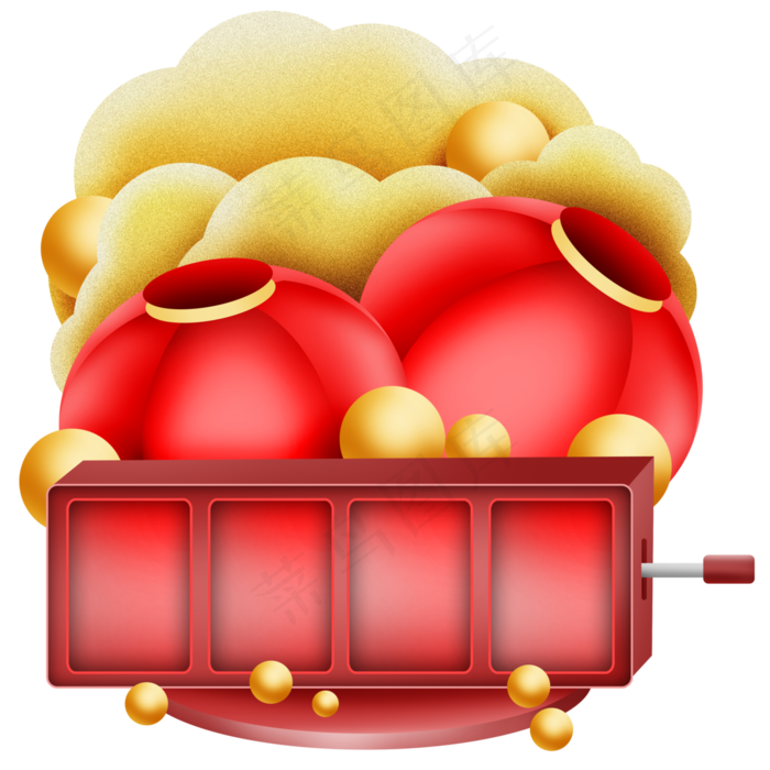 中国风灯笼云朵倒计时(3545X5315(DPI:300))psd模版下载